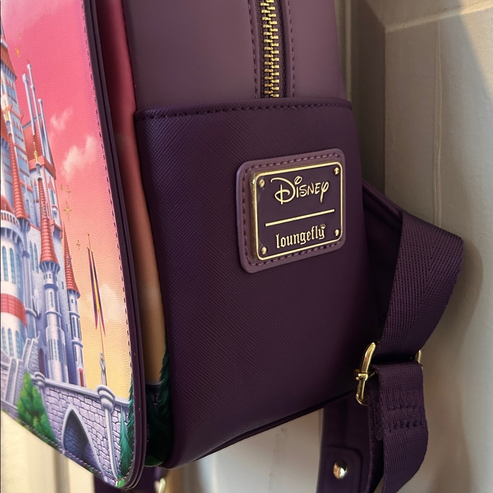 Purple Castle Beauty And The Beast Disney Loungef… - image 2
